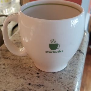 Starbucks vintage white mug